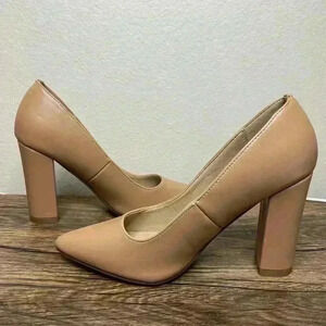 IDIFU 4in chunky block heel pump